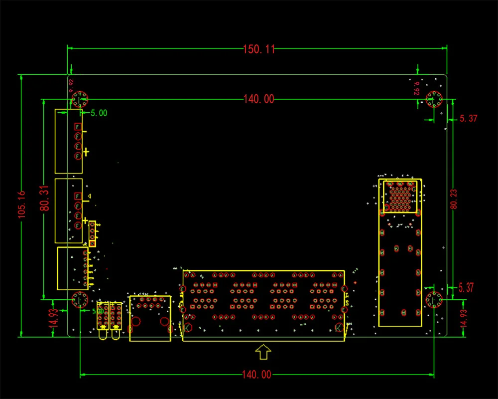 Ip Management 8-Poort 10/100/1000Mbps Poe Ethernet Switch Module Beheerde Switch Module Met 2 gigabit Sfp Slots Gigabit Switch