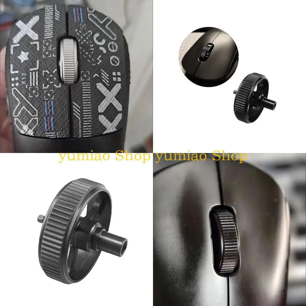 587B Gaming Mouse Scroll Wheel Pulley Mouse Metal Rolling Wheel Repair Replacement for GPROWireless GproX Superlight 2DEX Mouse