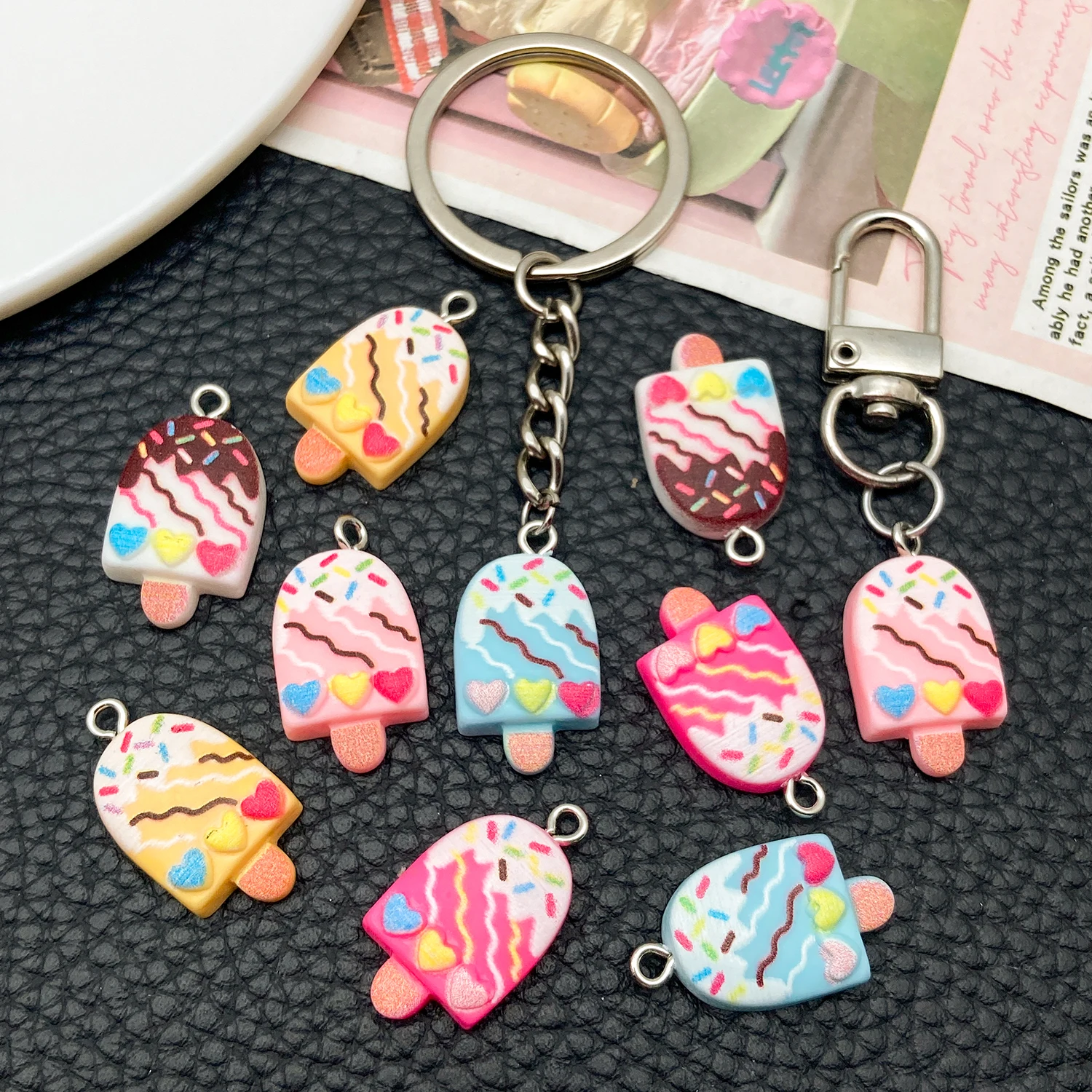 5/10 Uds. De dijes colgantes D - Resin Art Acrylic reseña y precio