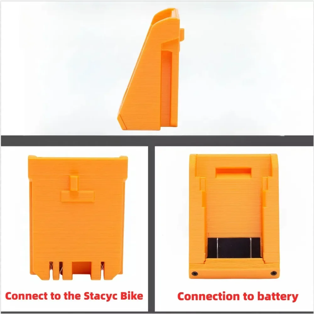 Imagem -03 - Bateria para Bateria da Série Dewalt 18v 20v Max xr Li-ion Dcb205 para se Encaixa em Bicicletas Stacyc Ferramenta de 12 e 16 Apenas Adaptador 1xadaptadores de