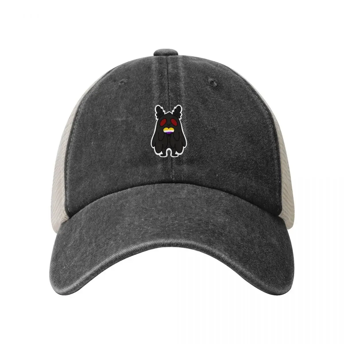 Mothman heart nonbinary Baseball Cap New Hat |-F-| Golf Hat Man Luxury Man Hat Men's Caps Women's