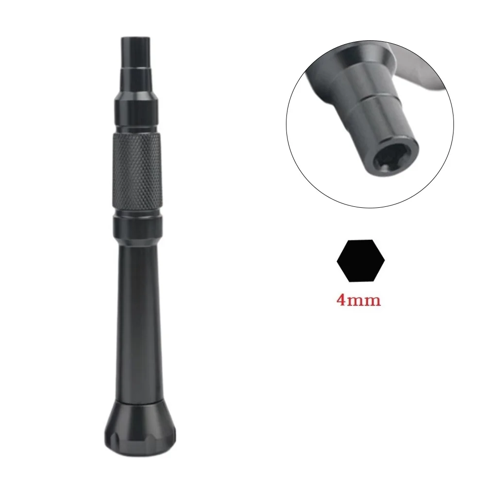 Hand Tool Screwdriver Handle 106mm Magnetized Base Ergonomic For 4mm Hex Bits Excellent Service Life High Quality