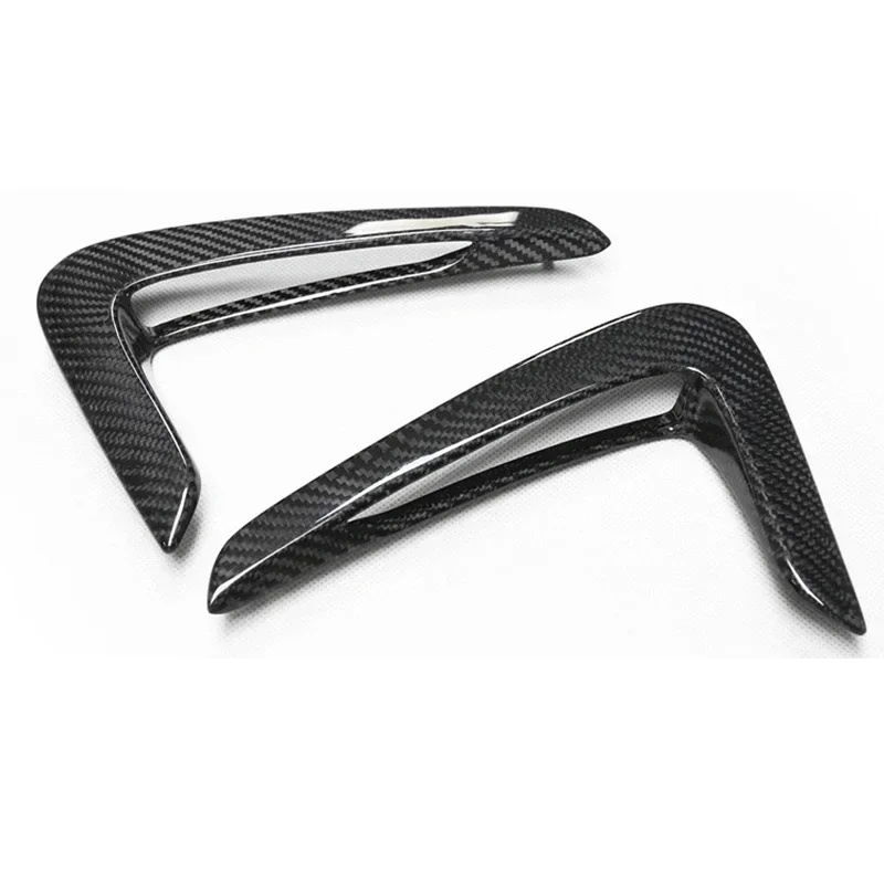 Dry Carbon Fiber Add On Part Side Fender Cover For BMW 4 Series F32 F33 F36 2014 - 2020 Car Side Air Intake Vents Cover Trim