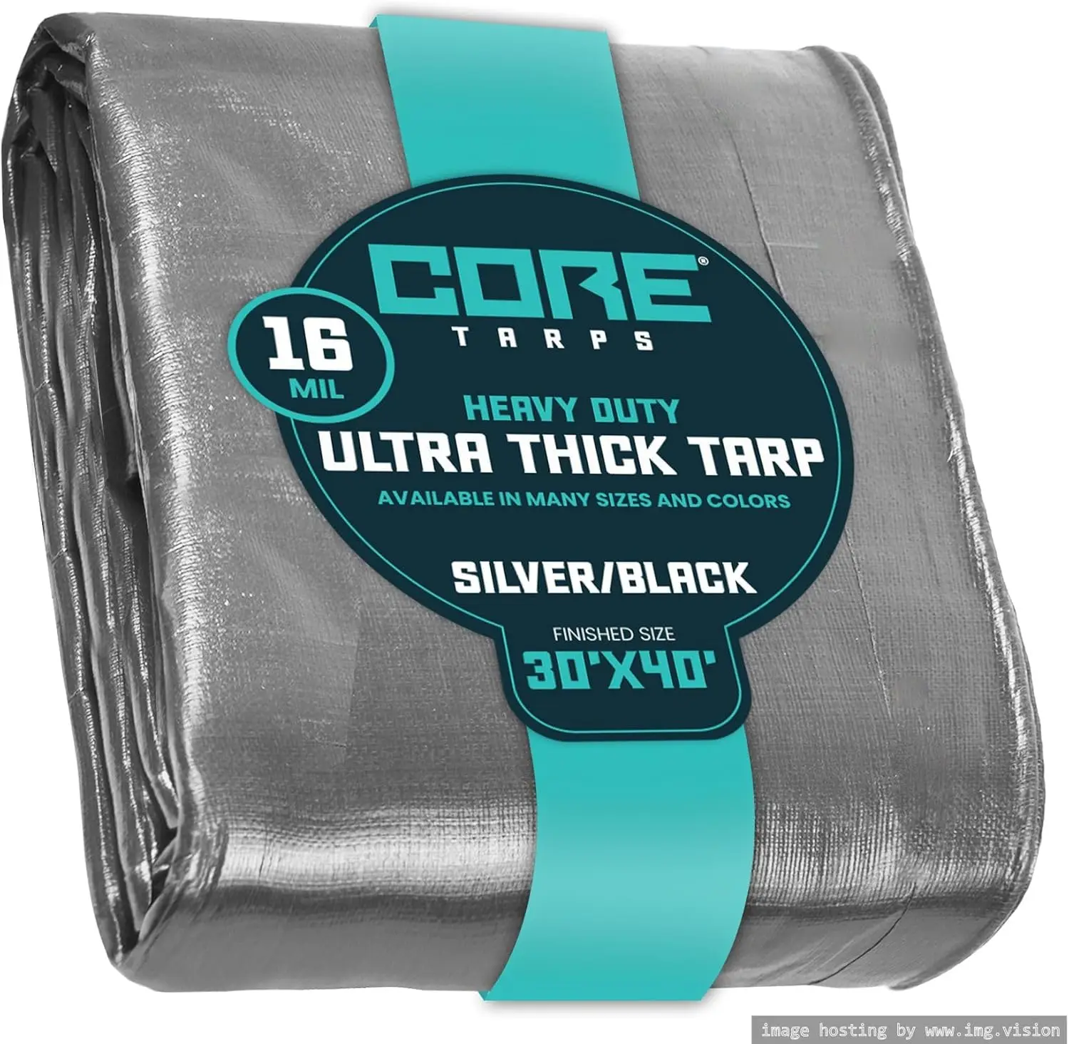 

Extra Heavy Duty 16 Mil Tarp Cover, Waterproof, UV Resistant, Rip and Tear Proof, Poly Tarpaulin with Reinforced Edges