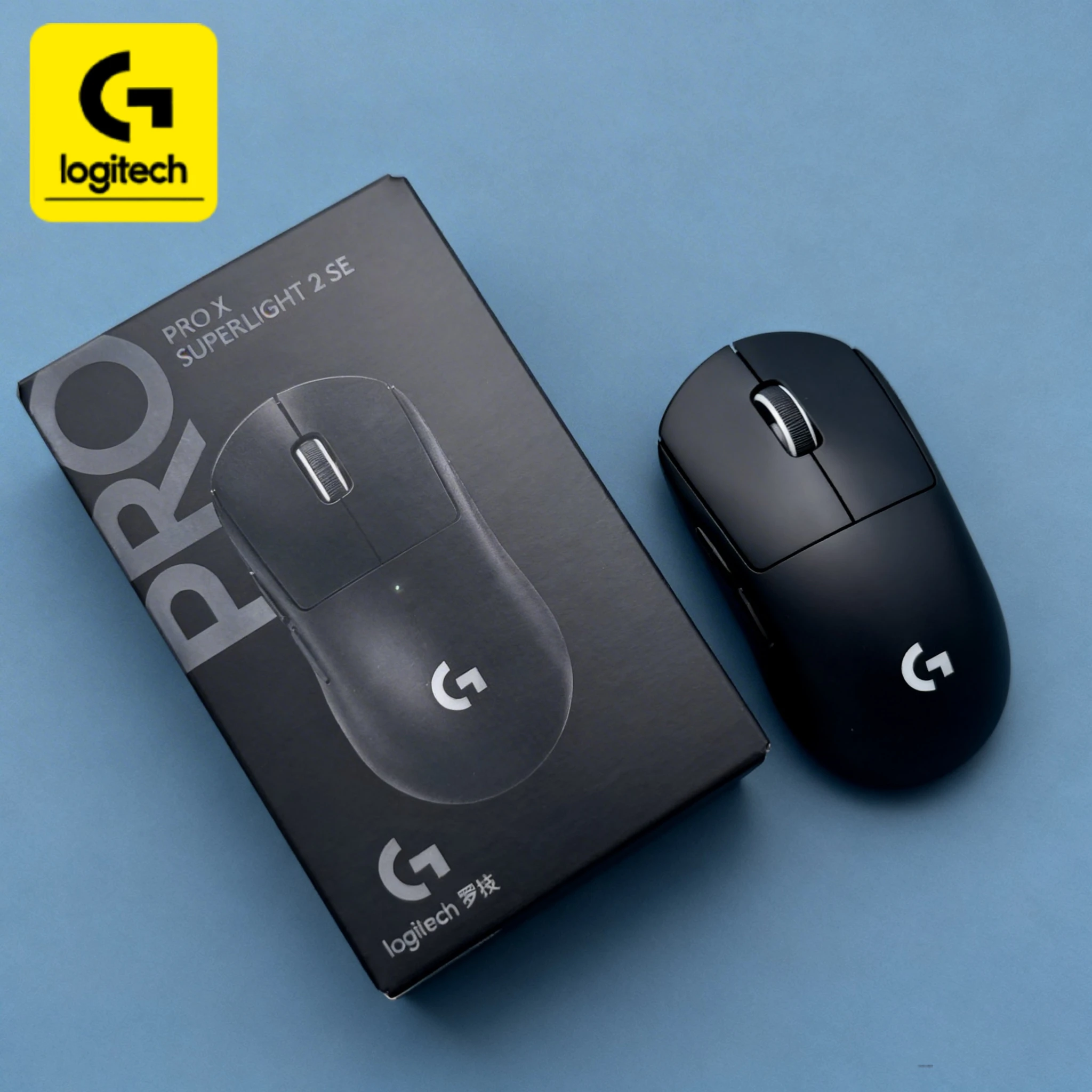 

Logitech G PRO X/G304 gaming mouse, ultra-lightweight at 60 grams, Hero2 sensor, 44k DPI, 8kHz, 5 fully programmable buttons.