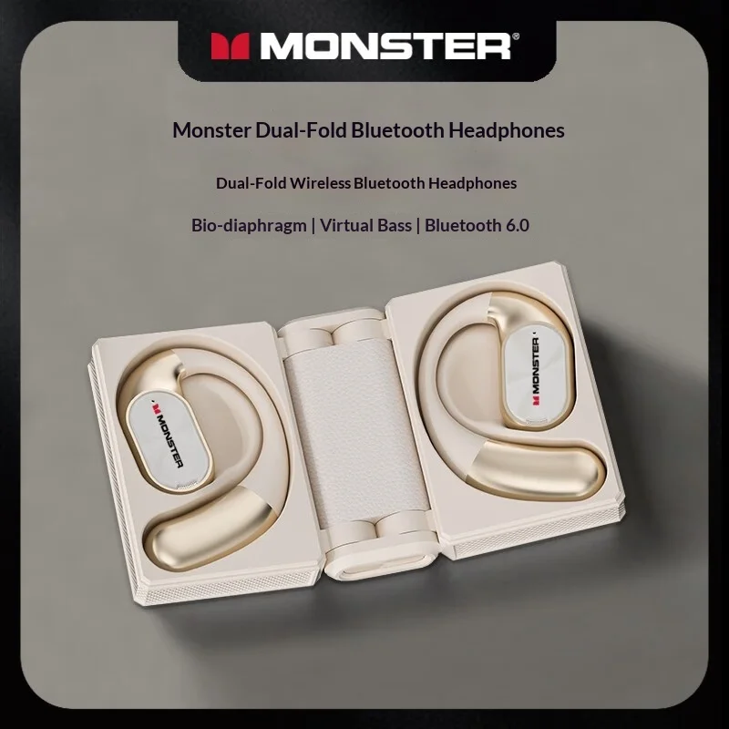 

Наушники Monster AC530 с двойным заушным креплением, Bluetooth, с шумоподавлением, водонепроницаемые, устойчивые к поту, для активного отдыха, простые в использовании
