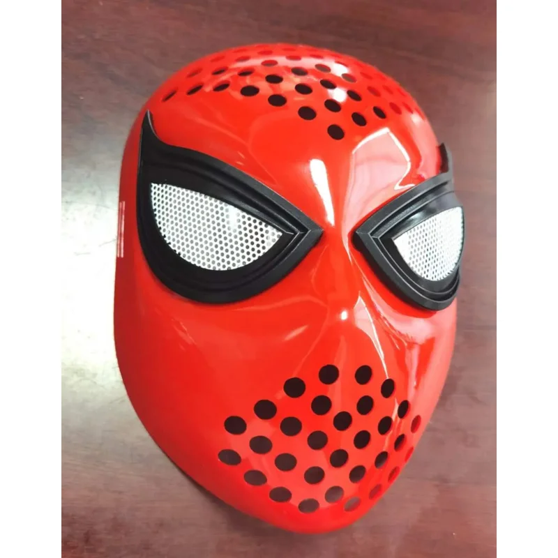 Spidermask Man Far From Home Iron Spider Faceshell Cosplay Mask Helmet Costume Accessory Elastic Straps Red Black