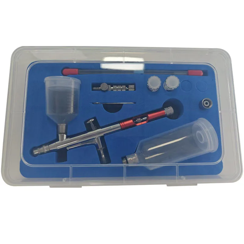 HD131 Airbrush Set Oxygen Injection Instrument Air Pump Airbrush Nail Art Makeup Model Coloring Cake Beauty Painting Airbrush