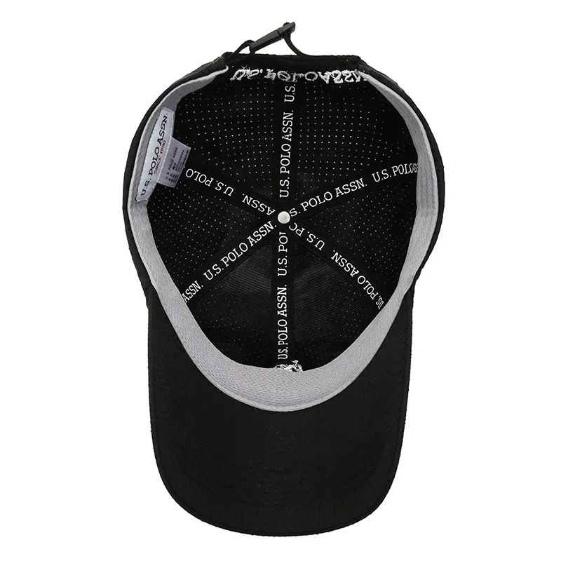 U.S. Polo Assn. Breathable Quick-drying Couple Baseball Cap Fashion New Lightweight Mesh Sweat-wicking Men And Women Sun Hat