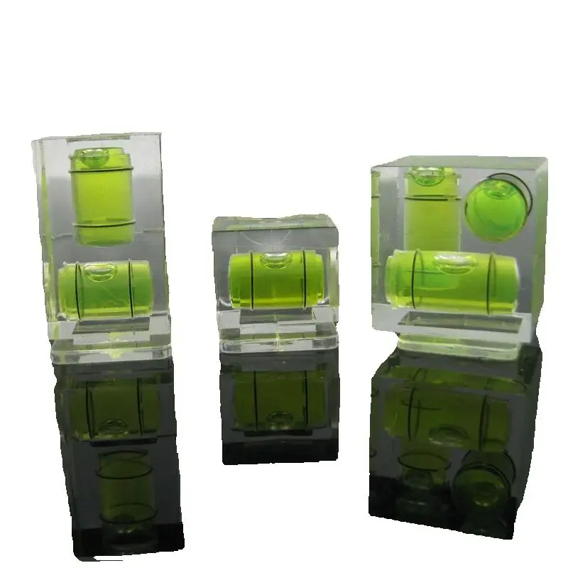 HACCURY Square Acrylic Spirit Mini Level Bubble Camera Bubble Level for Nikon Samsung Canon 1pcs