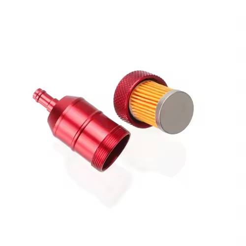 8mm CNC Aluminum Gasoline Cleaner +3/5 Pieces Reusable Cleanable Fuel Filter Motorcycle ATV Quad Inline Oil and Gas Fuel Filter - Image 2