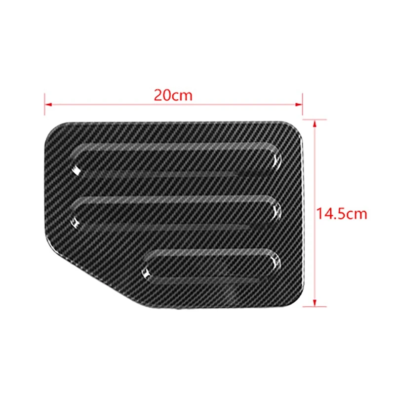 Car Exterior Filler Fuel Oil Tank Cap Decal Decoration Cover Trim for Suzuki Jimny 2019 2020 2021 2022 JB74 Accessories ABS