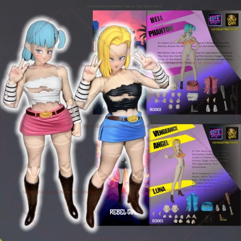 

【24-часовая доставка】HIT TOYS Rebel Girl 1 Wave Revenge Angel LUNA NIKA 1/12 Фигурка Подарочная коллекция фигурок
