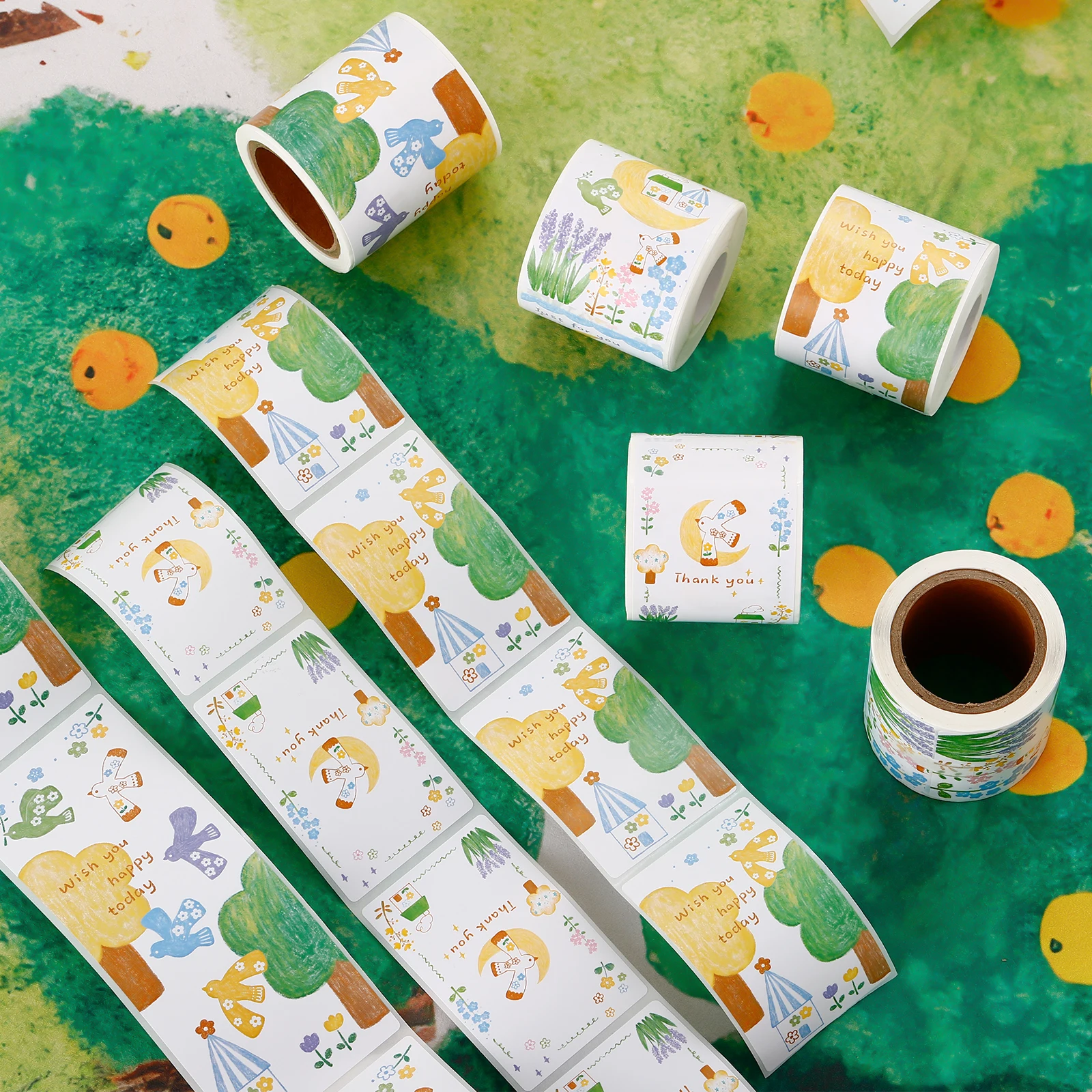 

Самоклеящиеся прямоугольные наклейки для запечатывания упаковки, этикетки для малого бизнеса, декоративные наклейки для подарочных коробок и конвертов