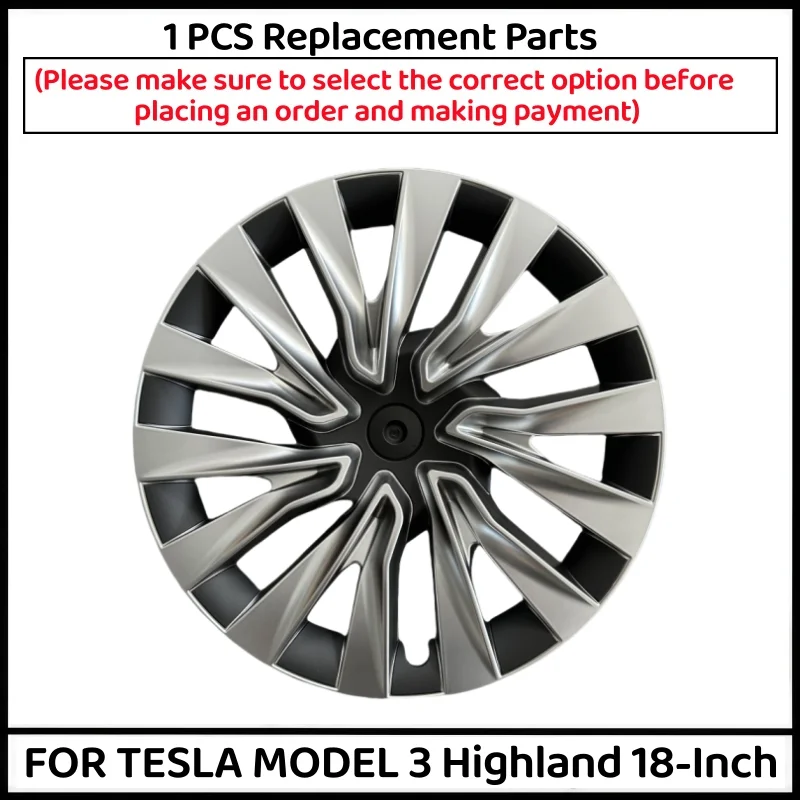 

1PCS Wheel Cap Car Replacement Accessories for Tesla Model 3 Highland 18 Inch 2024-2026