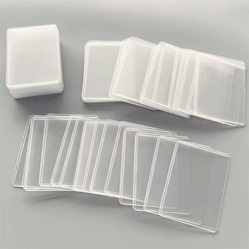 35PT Transparent Card Sleeves TopLoaders for Trading Cards, 1-100pcs