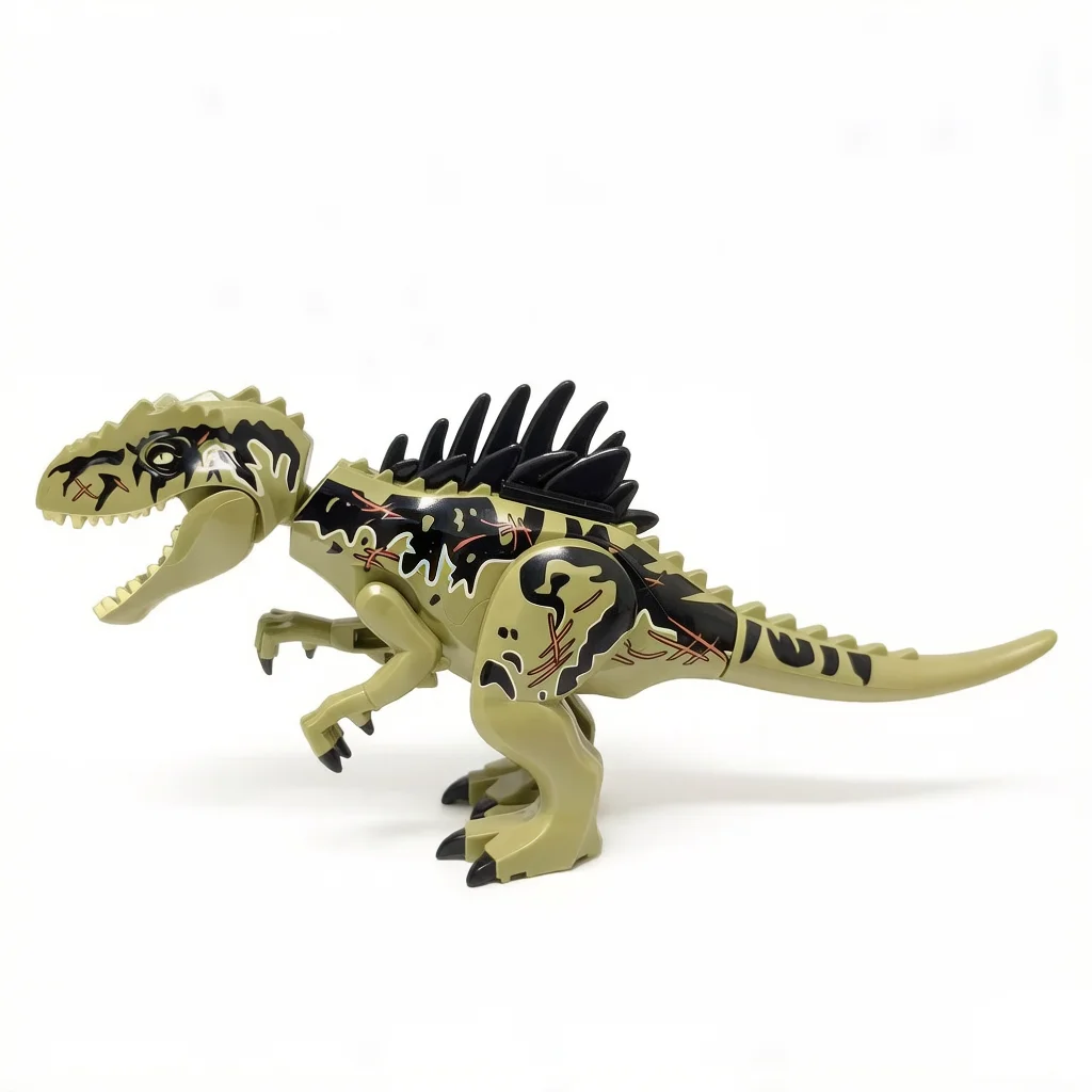 Jurassic World Dinosaur Building Blocks Toys Large Tyrannosaurus Rex Giganotosaurus Spinosaurus Figures Educational Gift - view 3