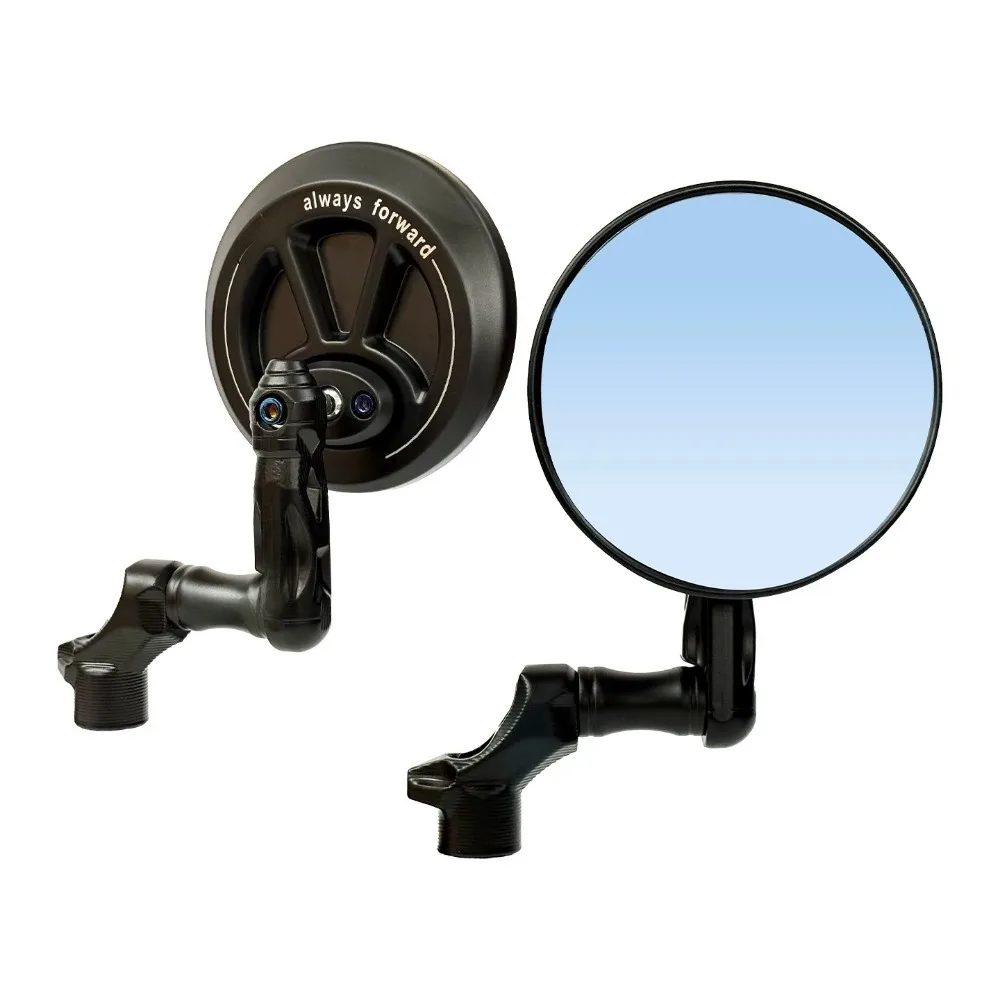 Left Right A Pair for VOGE SR150C Modified Aluminum Alloy Retro Round Rearview Mirror Reflector Accessories Brand New