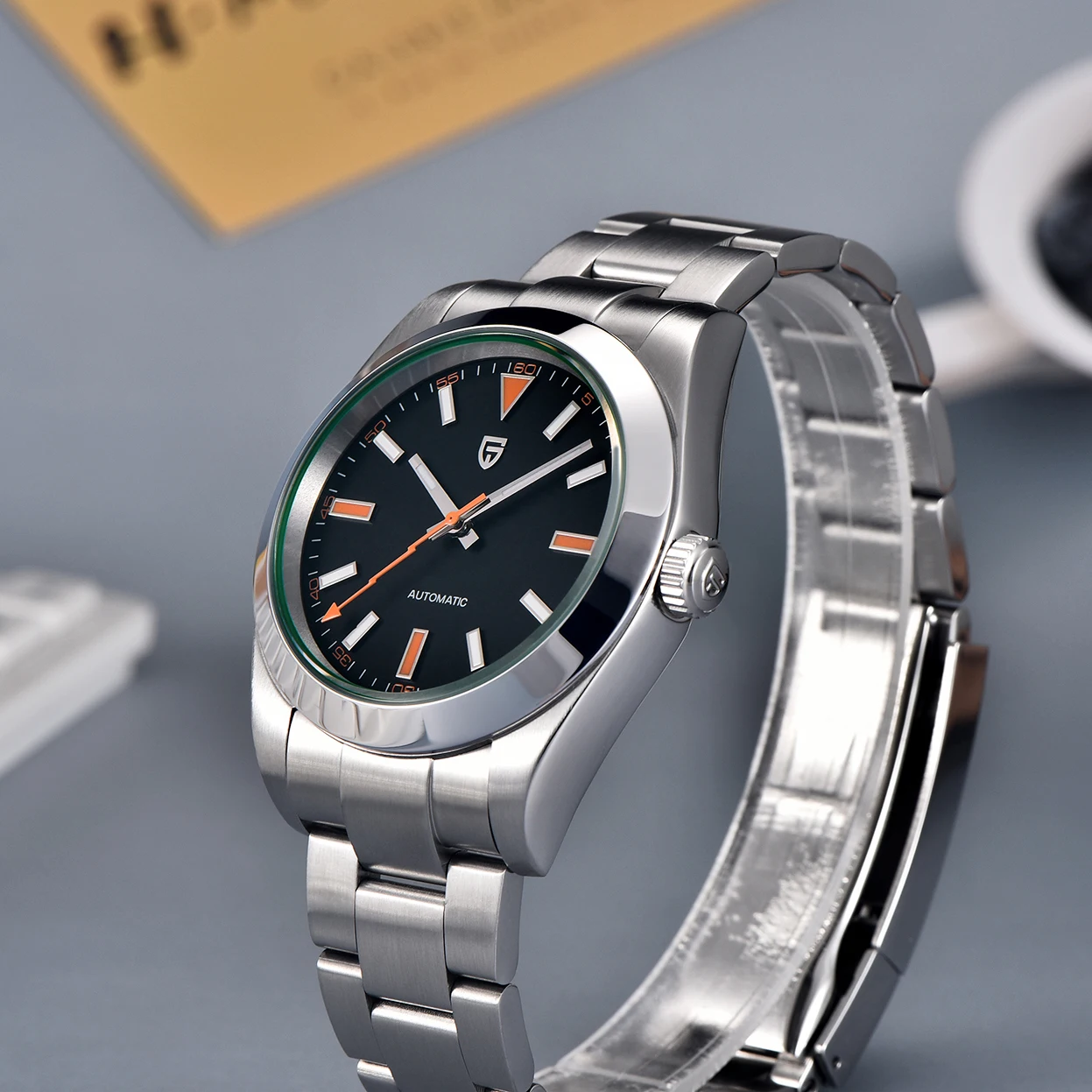 PAGANI DESIGN Men Watches Quartz Business Watch Mens Watches Top Brand Luxury 100m waterproof Luminous Watch Men VK63 PD-1733
