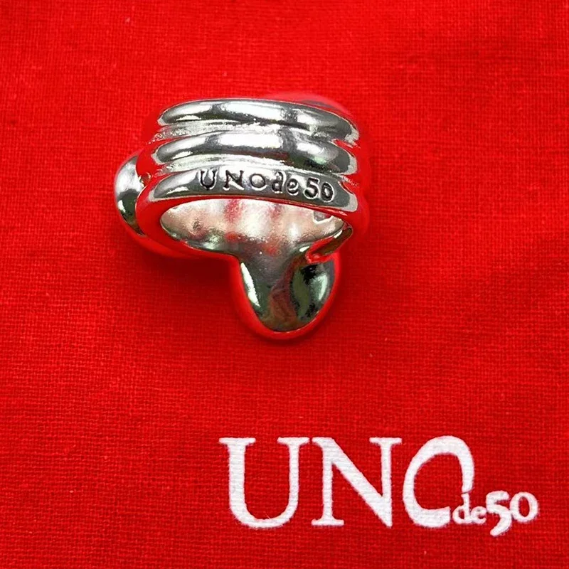 UNode50-anillos de lujo de alta calidad para mujer, bolsa de regalo de joyería para vacaciones, Europa y América, 2023