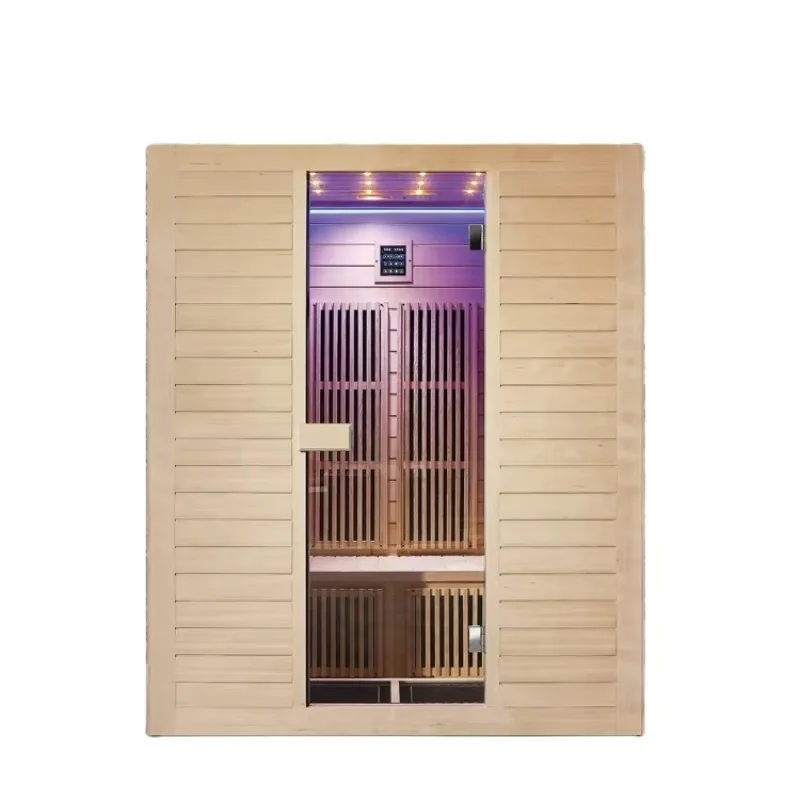 

Chinese Home Indoor Dry Barrel Room 2 Person Sauna for Sale