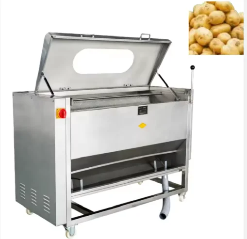 Mobile Potato Cleaning and Drying Ginger Cleaning and Drying Ginger Advanced Waterproof Rating Washing Peeling Machine