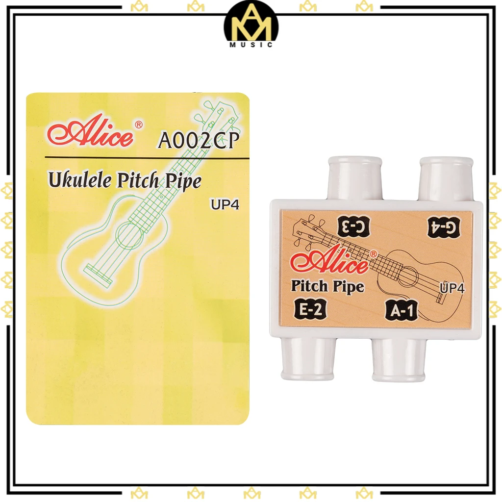 

Alice A002CP Ukulele Pitch Pipe 4 Holes Plastic Traditional Classic Guitar Accessory