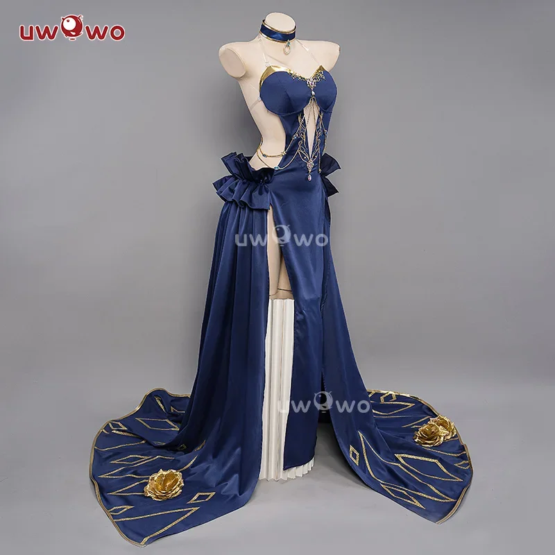 SN55UWOWO C.C.Cosplay Lelouchh Chessboard Party Gown Mahjongg Soul CC Lelouchh Cosplay Costume$5Q@1