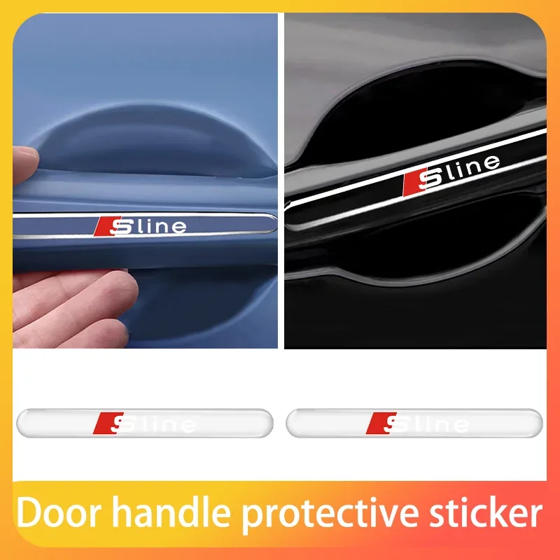 

Car door anti-collision strip door handle protection strip For Audi sline TT Q2 Q3 Q5 Q7 Q8 A3 A4 A5 A6 A7 R8 B5 B6 B7 B8