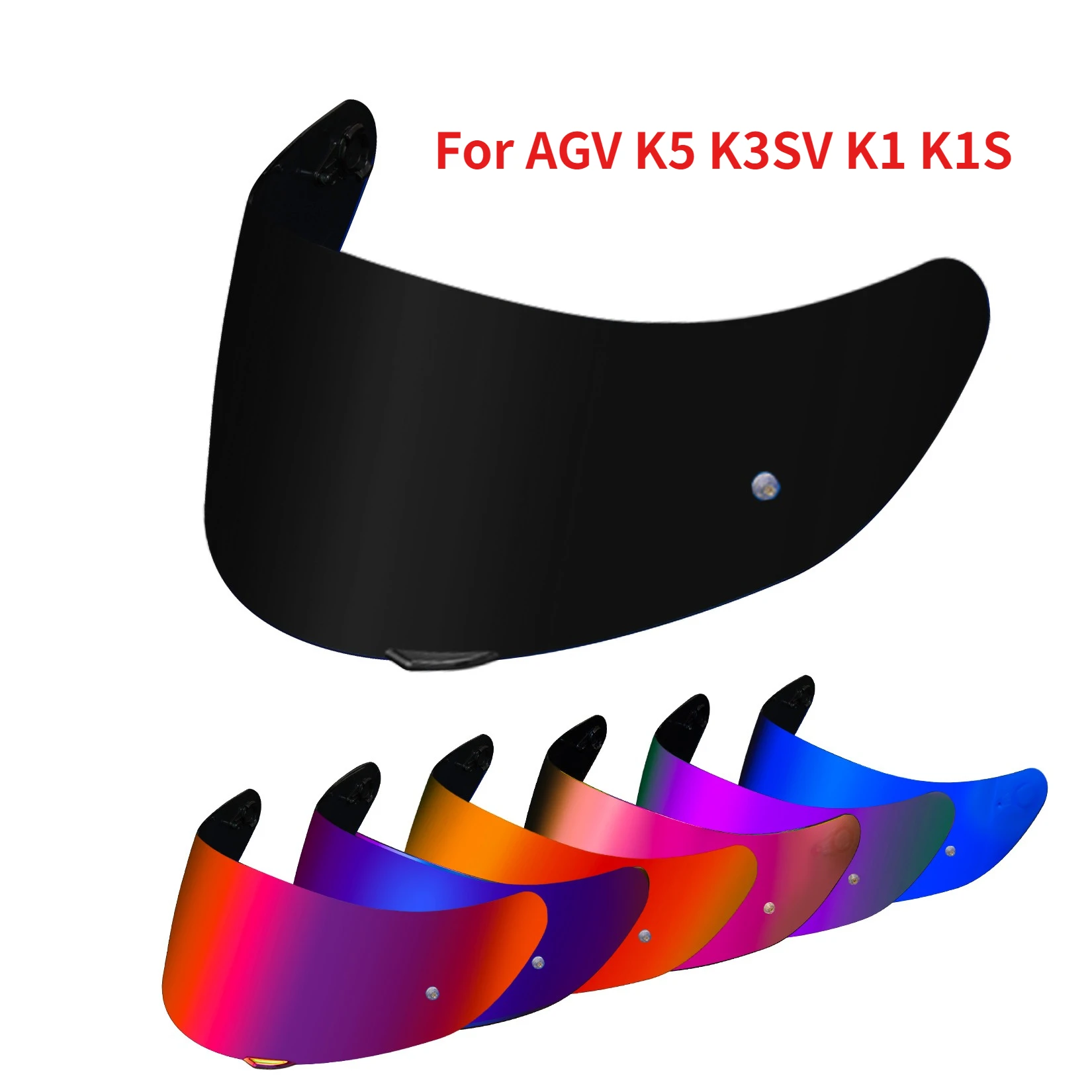 

Motorcycle Helmet Visor for K5 K5S K3SV K1 K1S Tinted Visor for AGV k1 k1s k3sv k5 K5s Anti-UV Protection Face Shield Replace