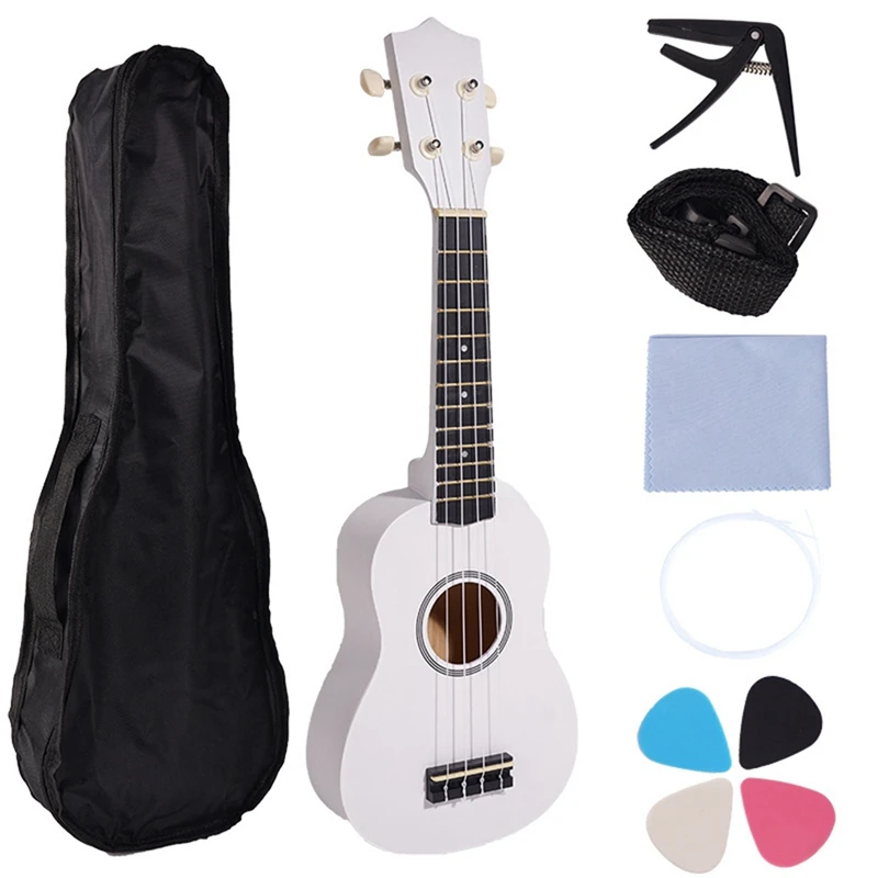 21-Inch Mini Ukulele, Entry-Level For Beginners, Four-String Small Guitar, Children's Musical Instrument