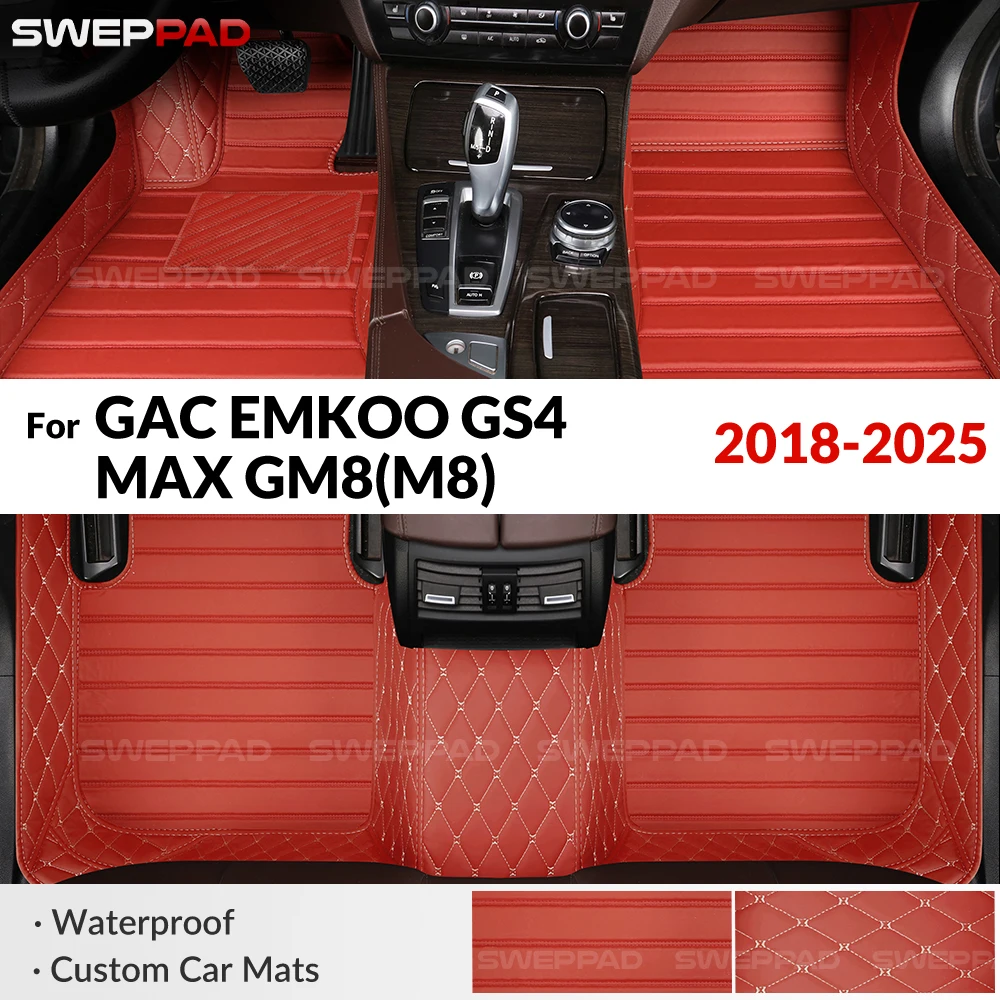 

Для GAC EMKOO GS4 MAX GM8 (M8) 2018-2025 Коврики, совместимые автомобильные коврики, защита от атмосферных воздействий, полный комплект напольных вкладышей