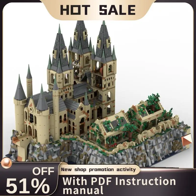 

New 10211Pcs Hot Famous Magic Movie Moc Hp Castle Part Model Building Blocks Diy Creative Ideas Bricks Toy Birthday Gifts
