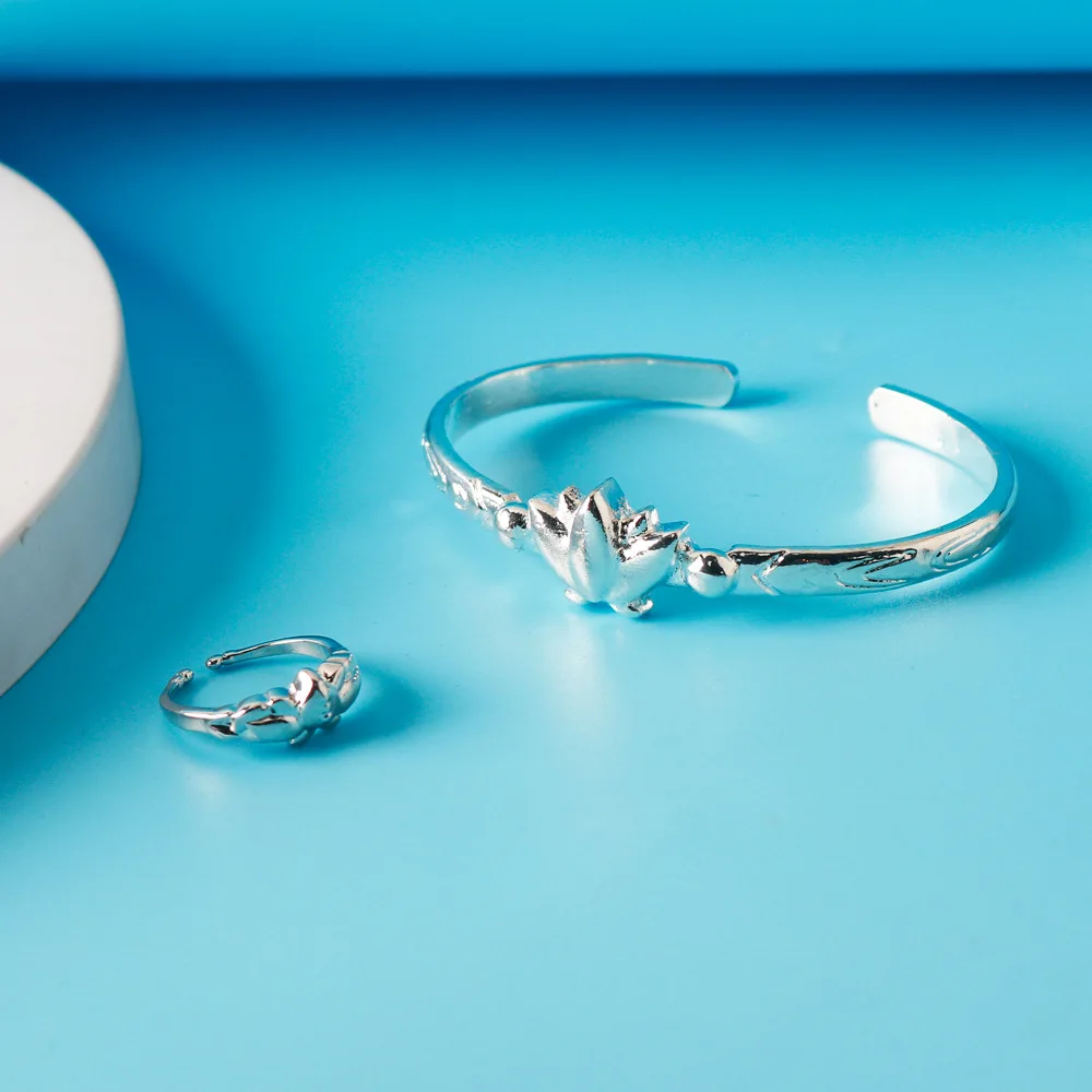 Anime Cosplay Frieren At The Funeral Ring bracelet Himmel Stark Fern Adjustable Finger Rings bangle eternal love Couple Jewelry image 4