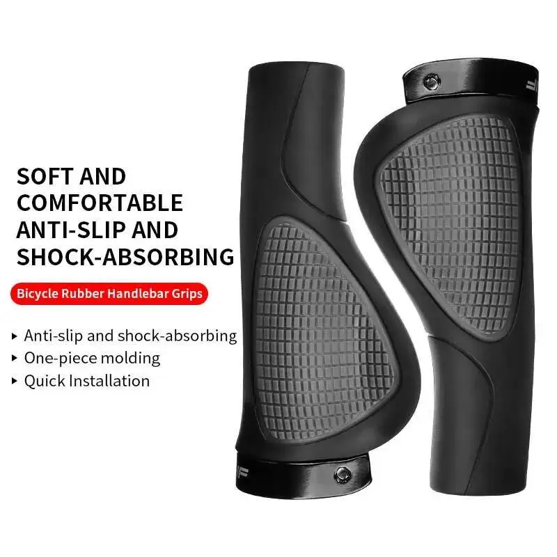 AliExpress ESLNF Silicone Shock Absorption Anti-Slip Comfortable Bicycle Grip Soft Rubber Ergonomic Bike Handlebar Grips
