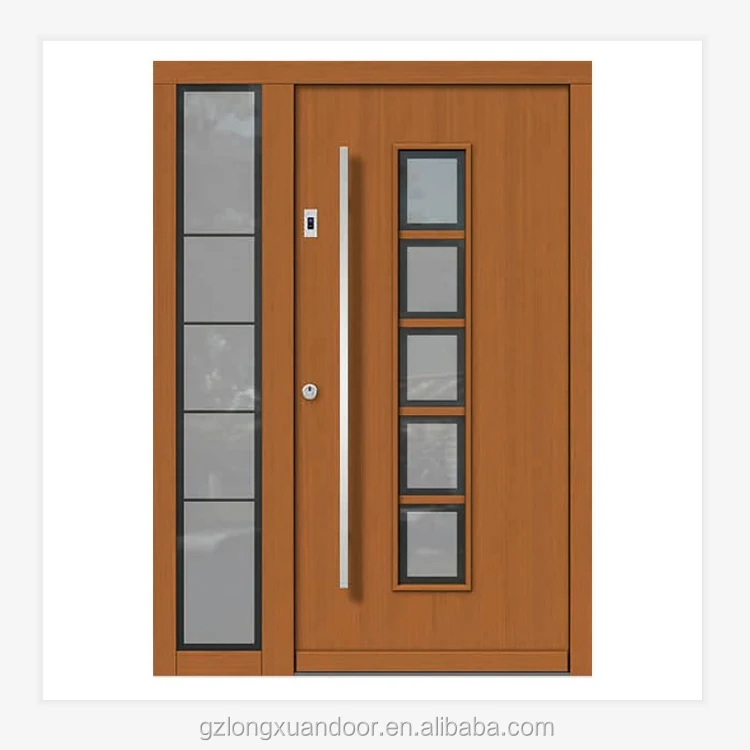 French Style Interior Wooden Doors Elegant Home Decor Finished Plywood Paneled For Living Room Entry Bedroom Hotel Villa Hall