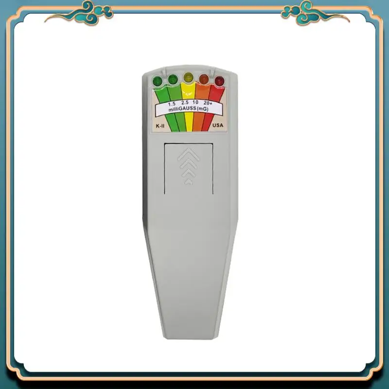 Probador de radiación de campo electromagnético Digital ABJG-K2, accesorio de mano, 5 LED Gauss EMF para caza de fantasmas, seguridad Personal