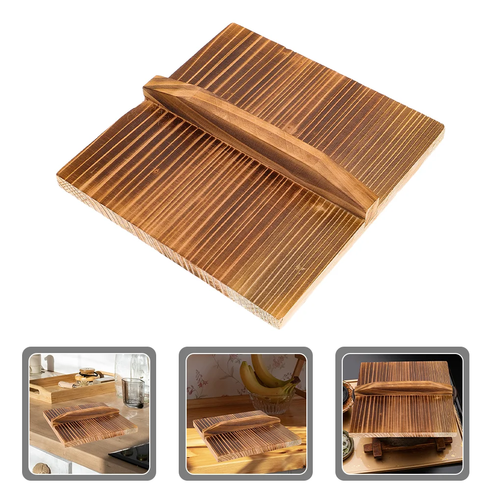 

Retro Insect-proof Kitchen Household Wok Wood Pan Cover Tamagoyaki Omelette Lid Pot Frying Covers Lids Wooden Egg