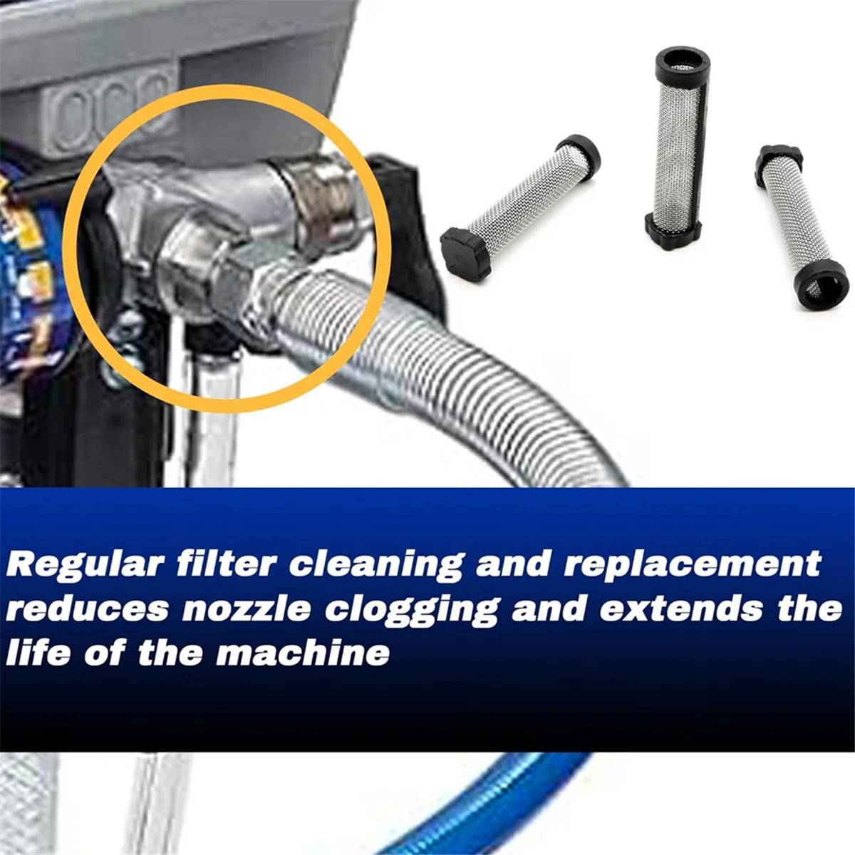 T88C Confezione da 3 288747   Filtro per accessori spruzzatore di vernice, filtri spruzzatore di vernice per ProX7 ProX9 ProX17 ProX19 ProX21 XR5 XR7 XR9