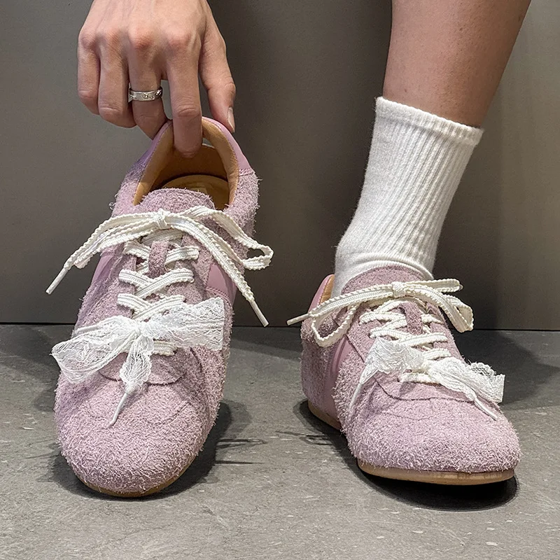 

Spring Autumn Sports Style Suede Leather Casual Shoes Thin-Soled Shoes For Men Hombre Teenagers Daily Dress Sneakers Size 38-46