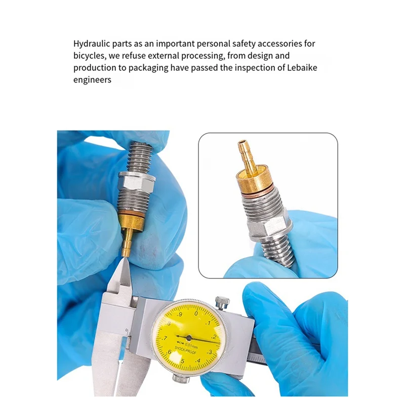 Conjunto universal de conector de mangueira de óleo Hope, agulha de óleo, cabeças de azeitona, pinça de cinco fios para Hope TECH3 V4 E4 X2, extremidade da alça de freio