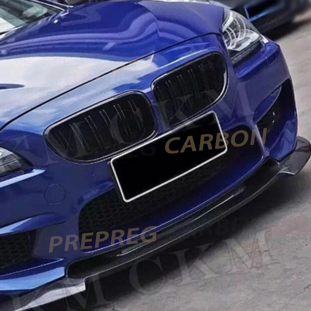 

Carbon Fiber Front Lip Spoiler Splitters For BMW 6 Series F06 F12 F13 M6 2014-2016 Bumper Chin Shovel Protector Car Accessories