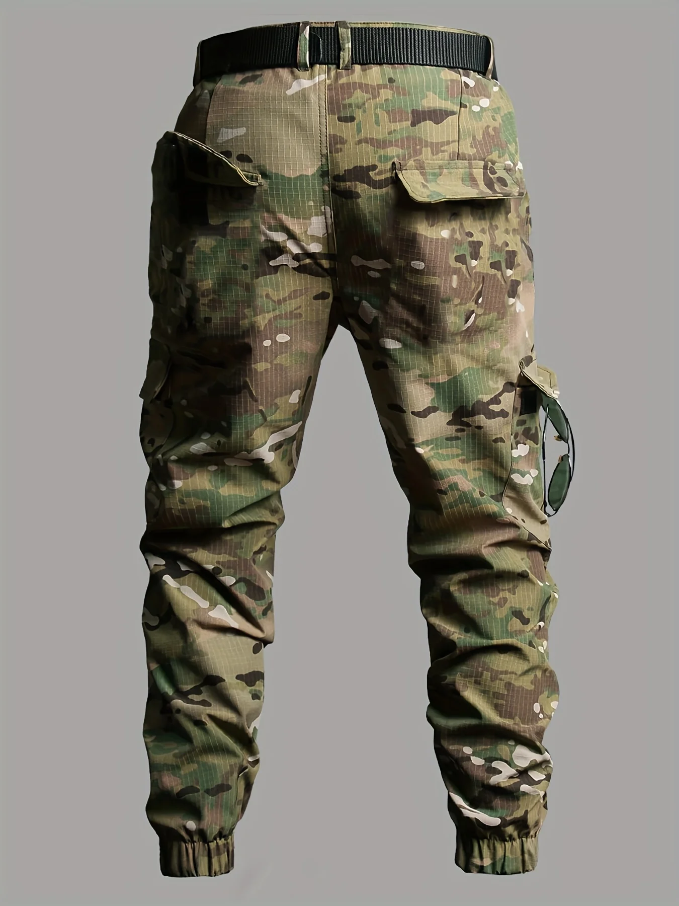 Taktische Militärische Camouflage Cargo Hosen Männer Freien Kampf Training Armee Stil Multi Tasche Lose Fit Jogger Streetwear Casual