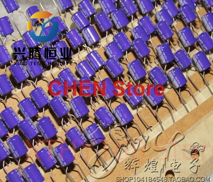 20PCS Sanyo OS-CON SC 16V6.8UF 5X6MM High polymer Motherboard 6.8UF 16V Solid State Capacitors purple 16SC6R8M