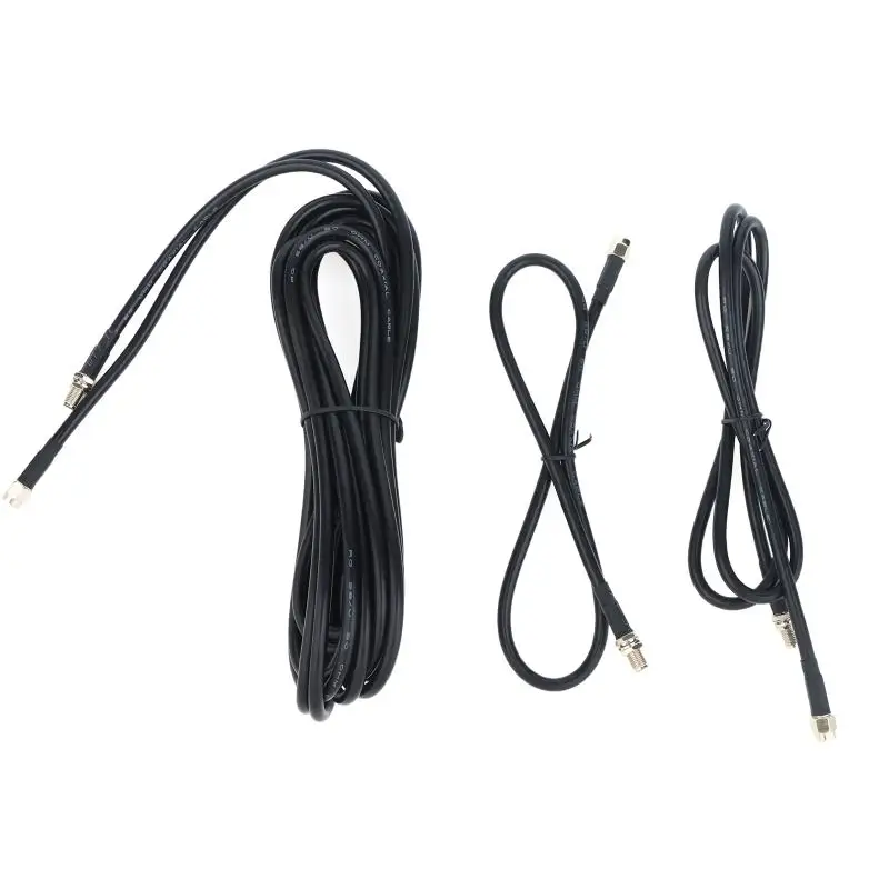 1Pcs RG58 Crimp Coaxial Wire SMA Male to SMA Female Connector Low Signal Loss for WiFi Router Antenna Extension