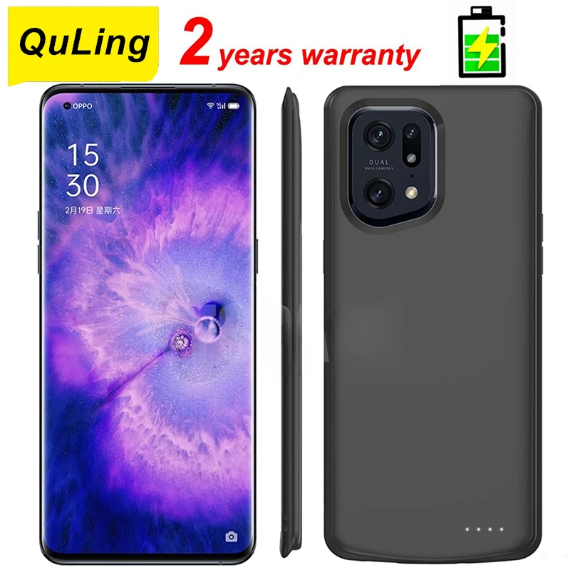 

Чехол Powerbank 10000 мАч для OPPO Find X5 Pro, чехлы для зарядного устройства, чехол для телефона Find X5 Pro Power Bank для OPPO Find X5