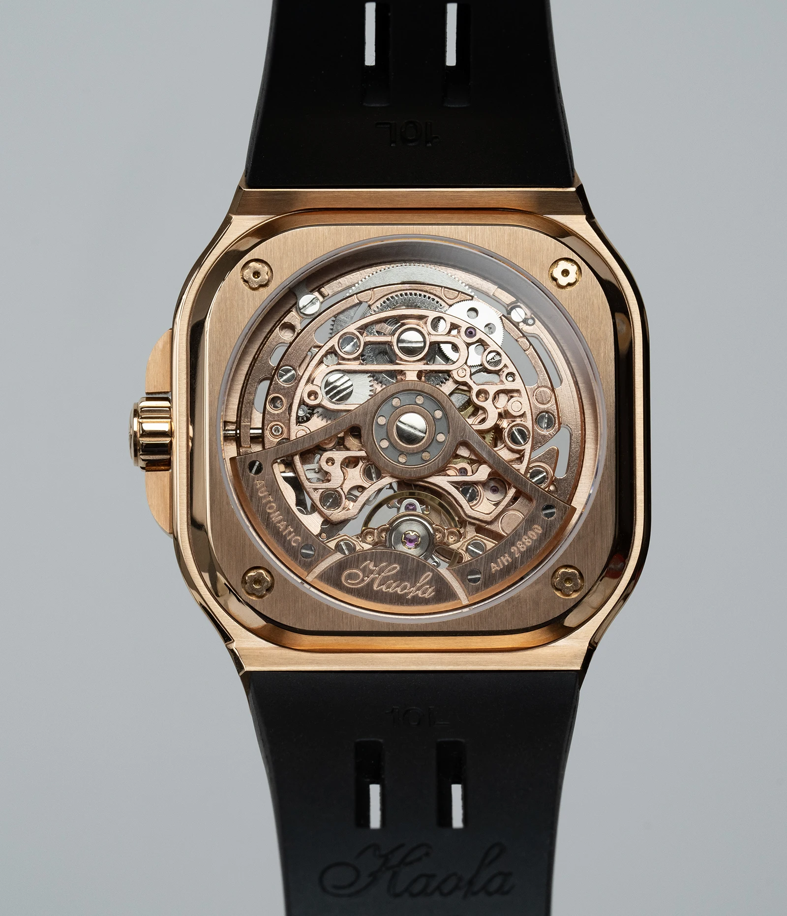 Haofa Skeleton Automatic Mechanical Mens Watch Luxury Sapphire Luminous Watch for Men Hollow Movement Clock Casual Business 1960