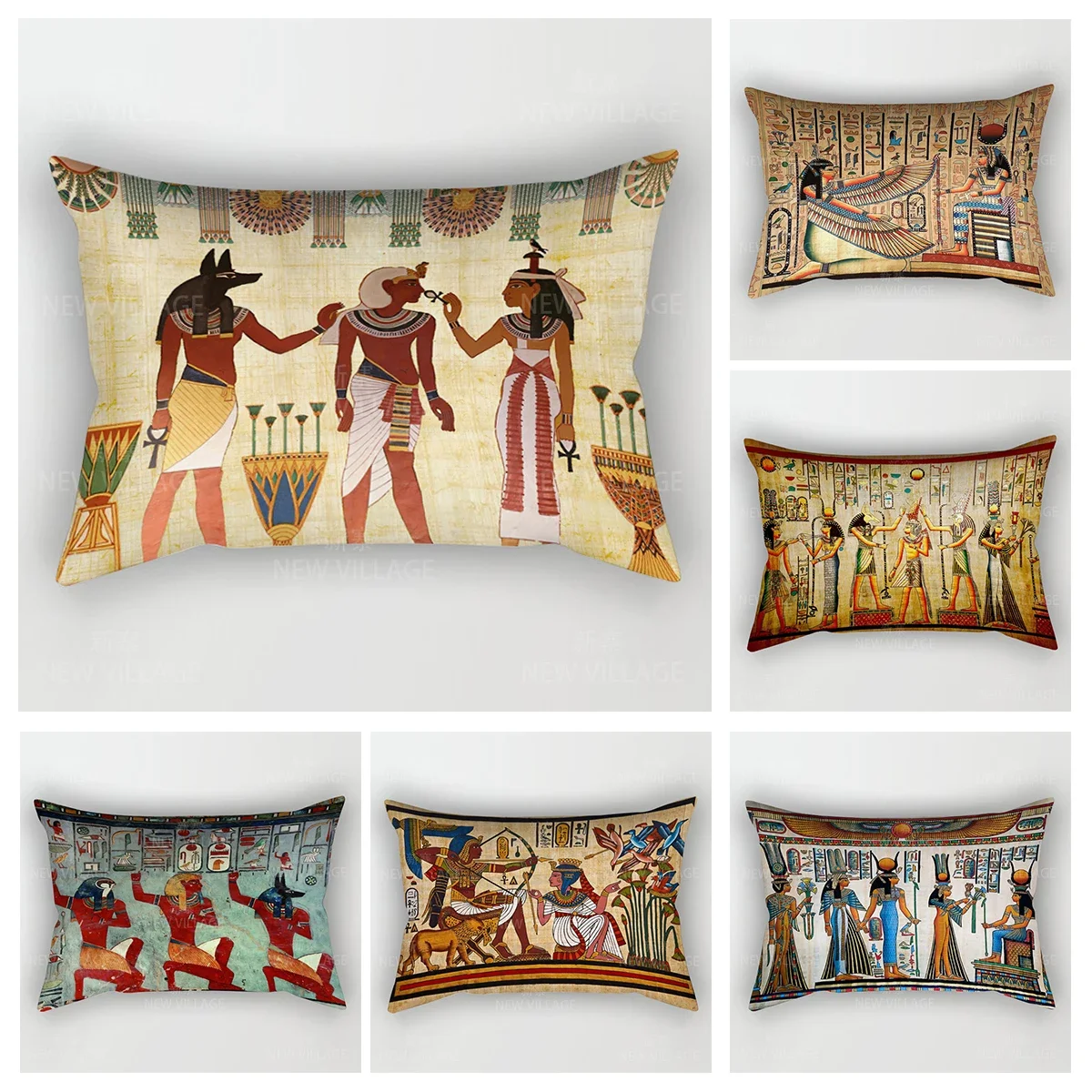 Home autumn decoration Colorful pattern pillow cushion cover decorations throw pillow covers 30*50 pillowcase 30x50 40x60 50*70