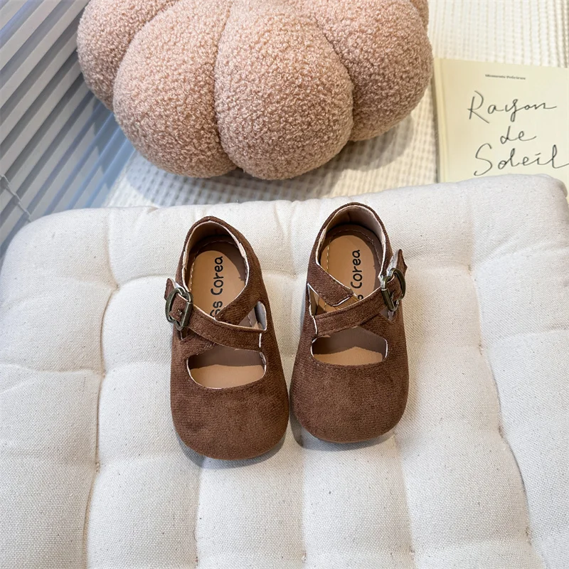 2025 أحذية الفتيات خفيفة الوزن وأنيقة طفل أطفال الشقق الطفل عارضة الساخن بيع أحذية الأطفال عالية الجودة #4