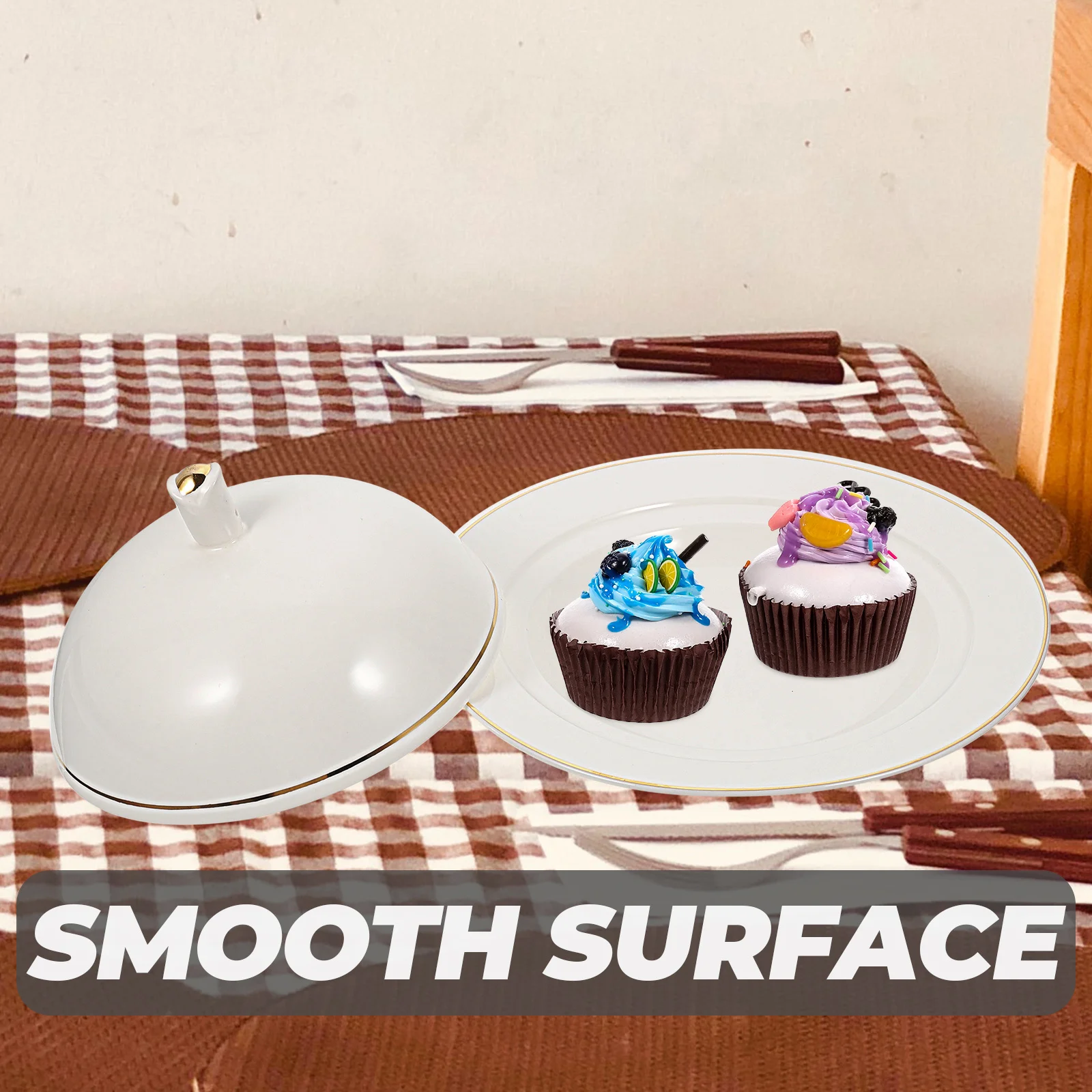 

1Set Ceramic Steak Plate Premium Western Food Storage Plate Kitchen Steak Tray Lid Included Food Container